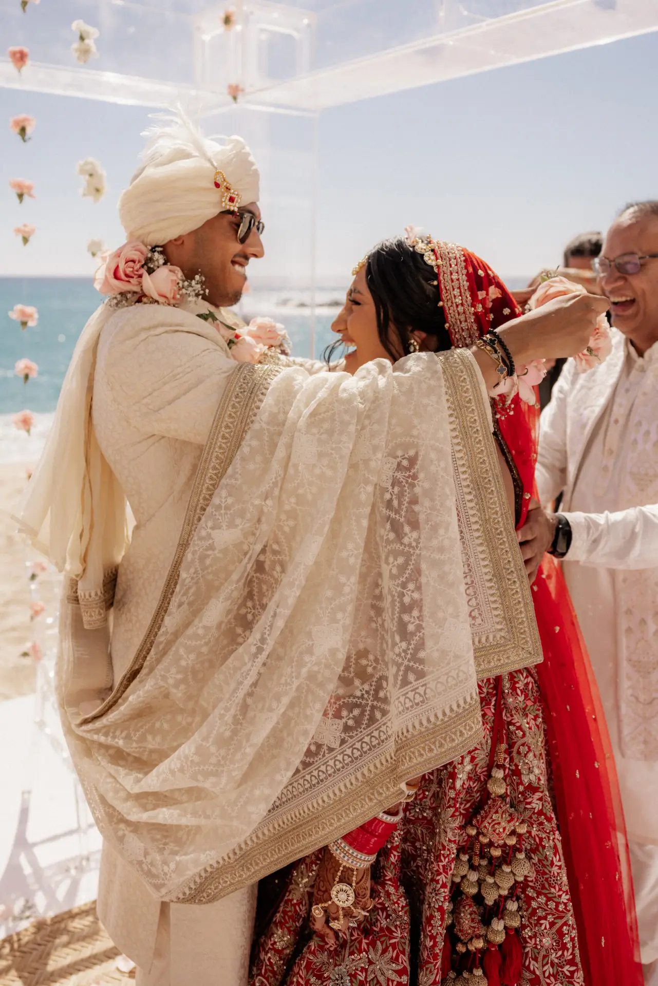 Wedding ceremony by the beach. photo taken by Ximena Zermeño Global Luxury Destination Wedding Photographer, ximenazermeno.com