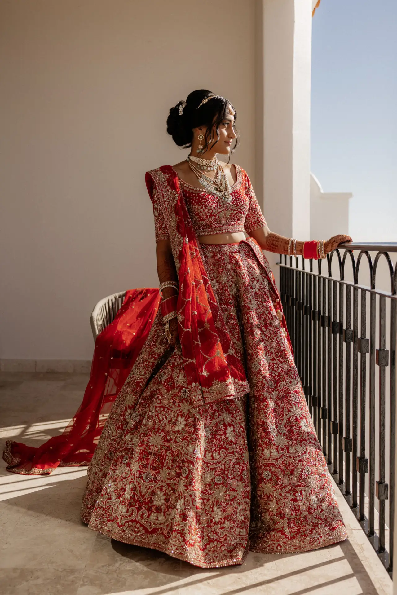 Elegant bridal outfit with intricate design. photo taken by Ximena Zermeño Global Luxury Destination Wedding Photographer, ximenazermeno.com