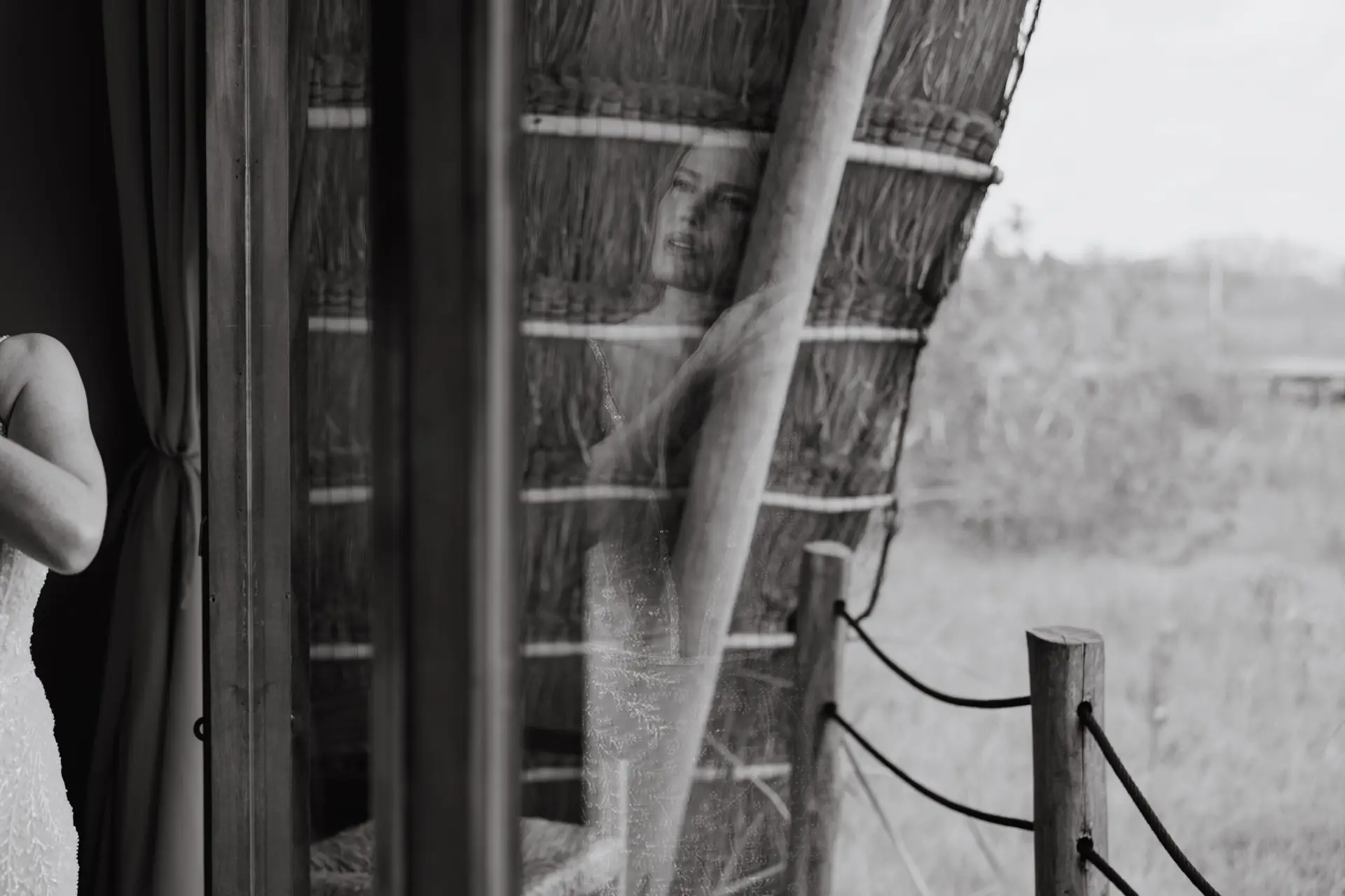 Bride preparing near a rustic window. photo taken by Ximena Zermeño Global Luxury Destination Wedding Photographer, ximenazermeno.com