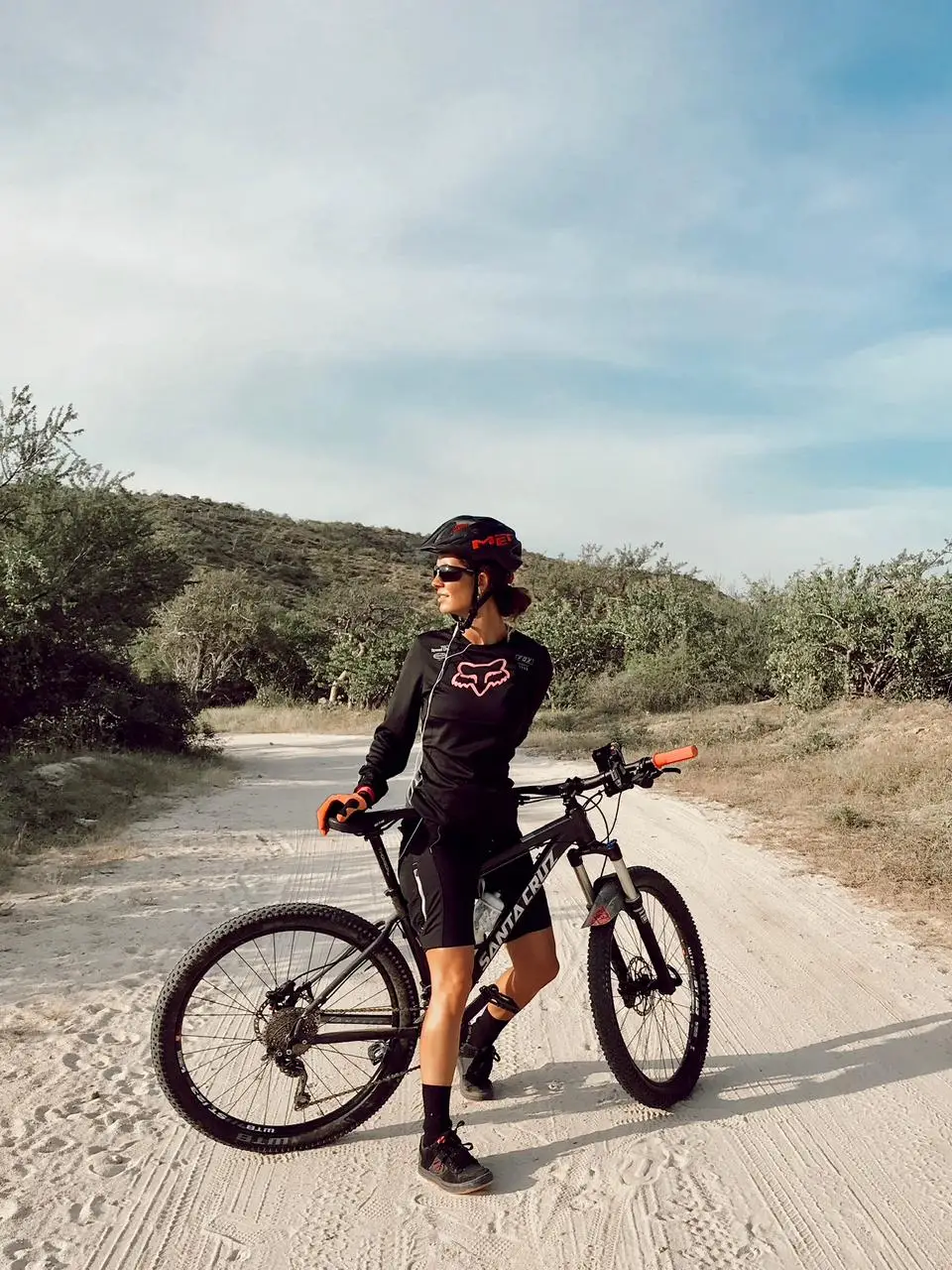 Xime in her bike | Photo by Ximena Zermeño