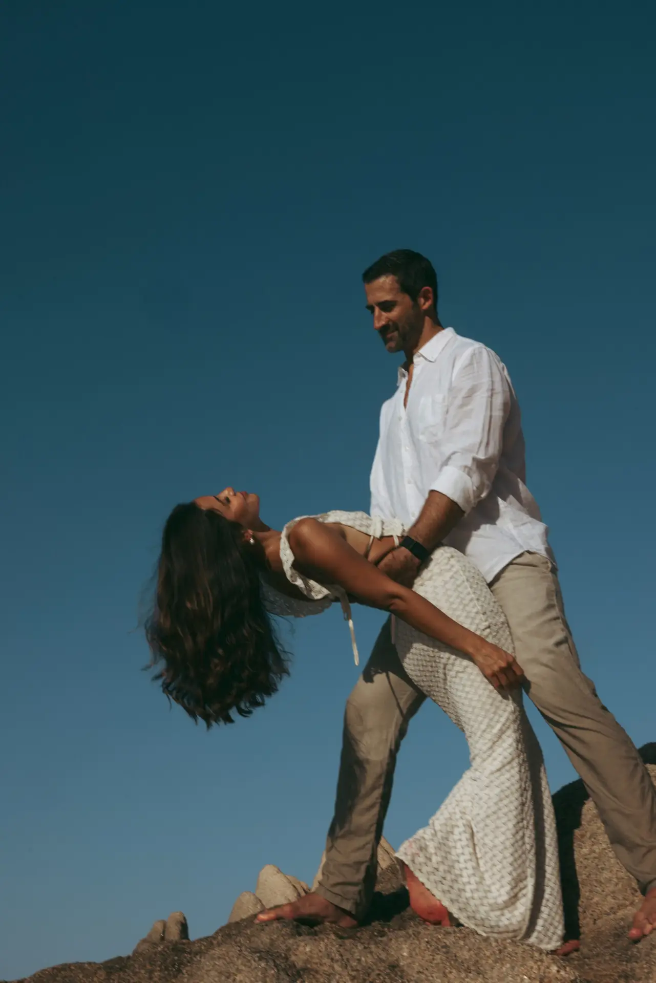 Romantic moment photo taken by Ximena Zermeño Global Luxury Destination Wedding Photographer, ximenazermeno.com