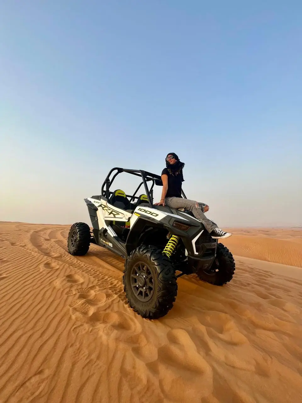 Xime in a racer | Photo by Ximena Zermeño