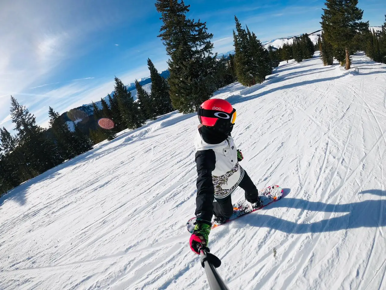 Xime snow boarding | Photo by Ximena Zermeño