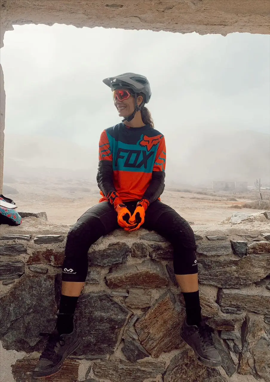 Xime with her bike | Photo by Ximena Zermeño