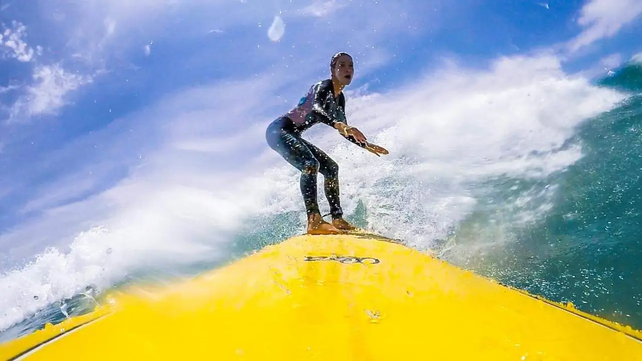 Xime surfing | Photo by Ximena Zermeño